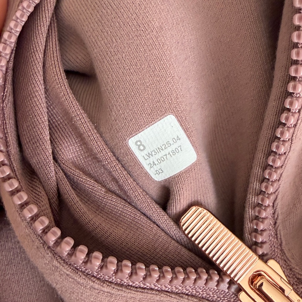Lululemon Define Cropped Jacket Luon *Sparkle in Twilight Rose - Picture 8 of 8